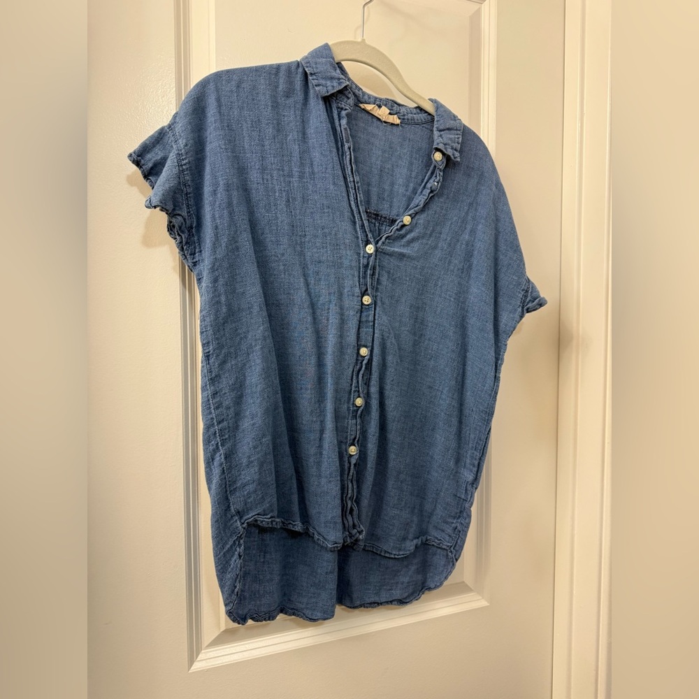 Madewell Denim Blue Button-Down Shirt